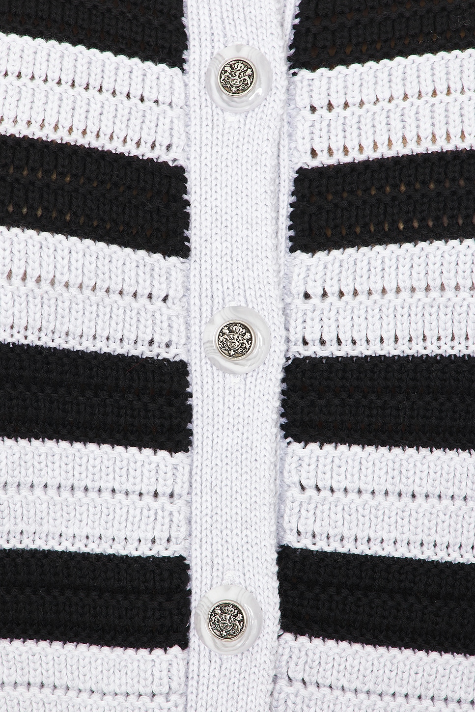 Autumn Cashmere Textured Stripe Jacket in Platinum & Black