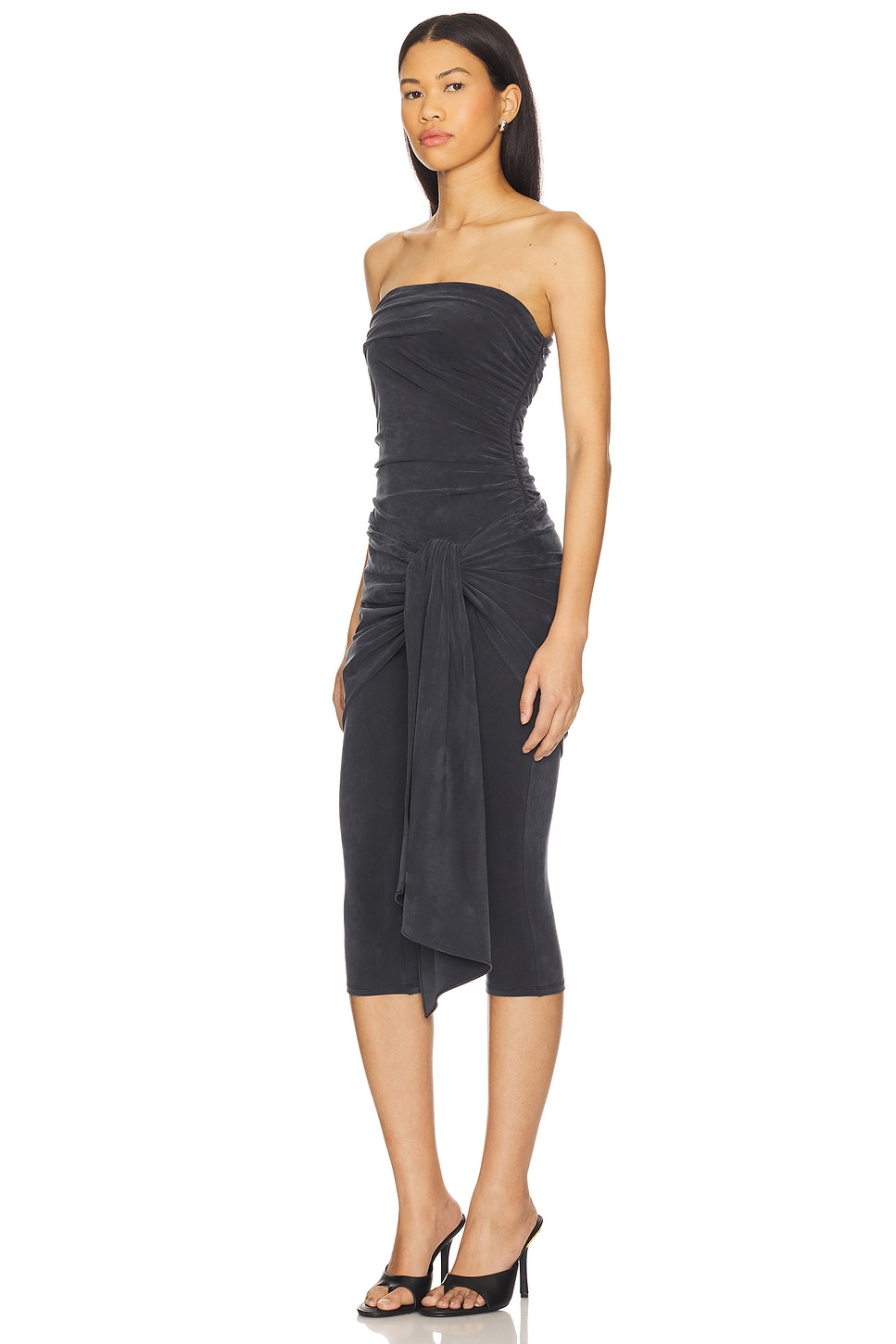 Prestyled Strapless Wrap Catsuit - Thumbnail 3