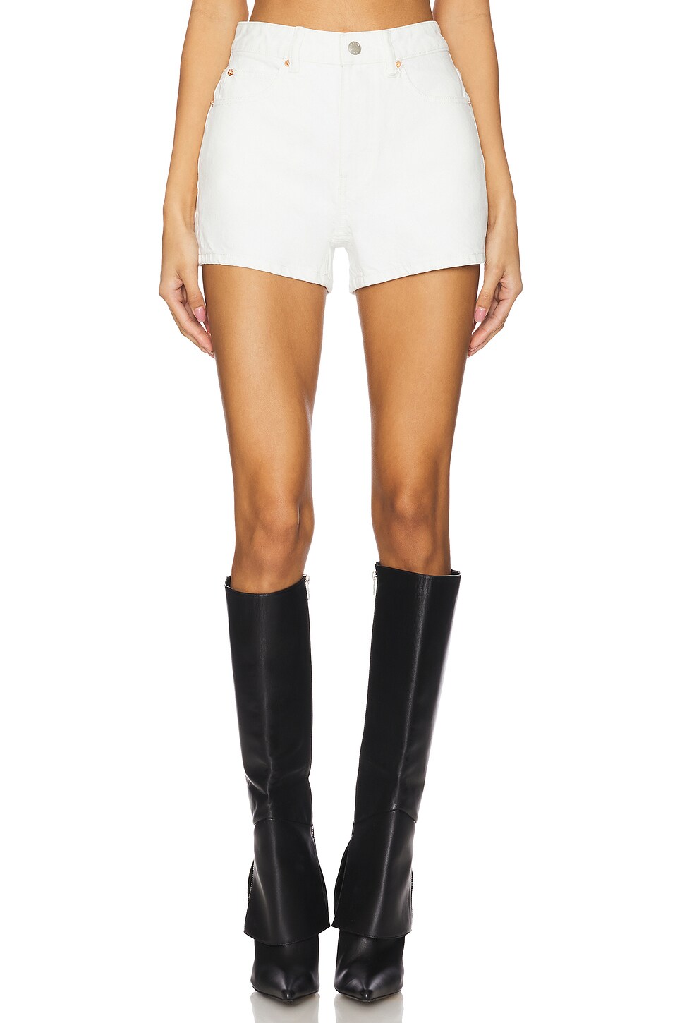 Alexander SHORTY - HIGH RISE SHORT VINTAGE WHITE