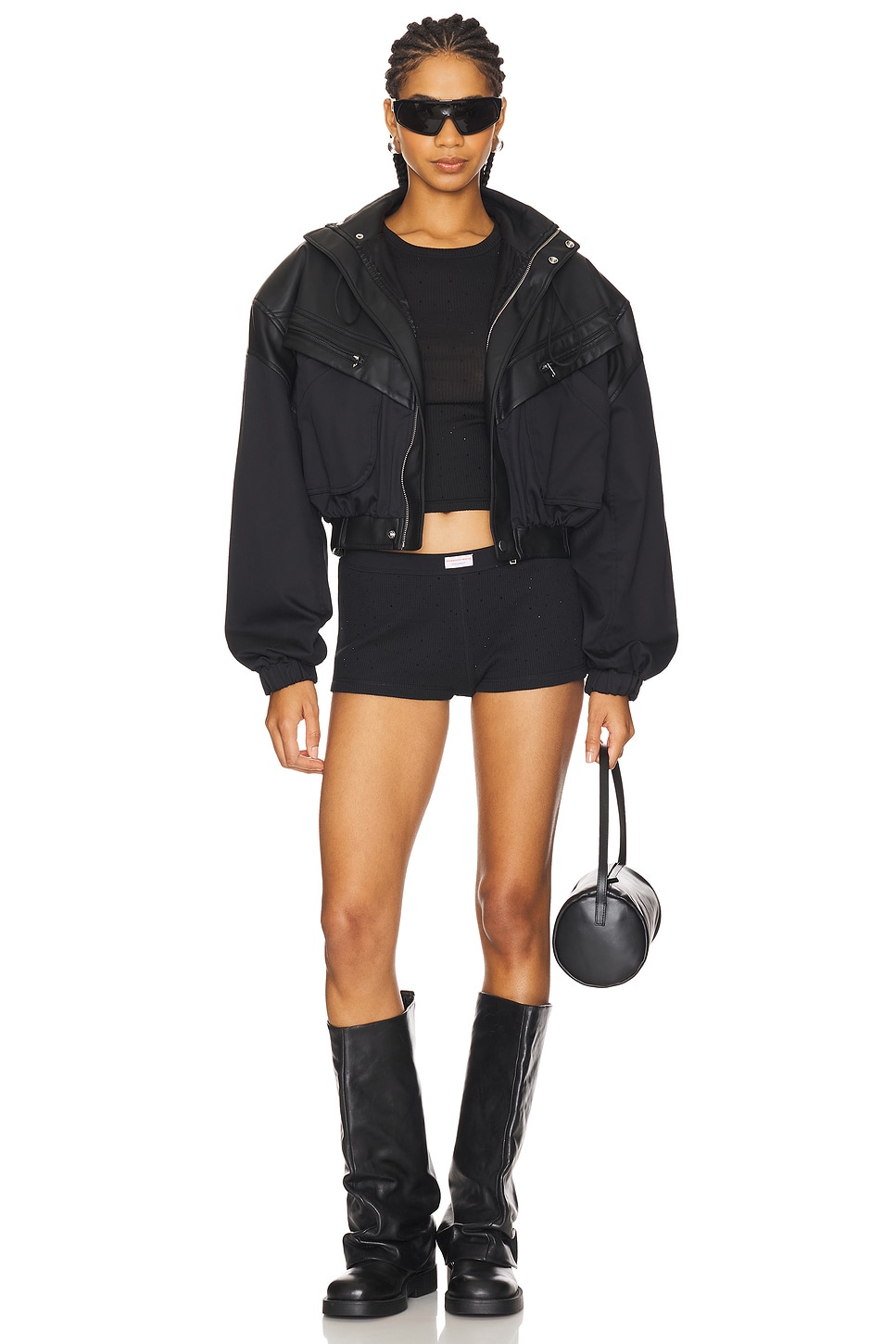 Alexander Wang Hotfix Waffle Short