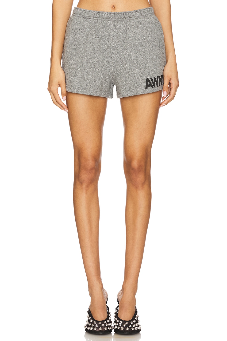 ショートパンツ T BY ALEXANDER WANG 'Running' shorts Gray Alexander Wang T Cotton Shorts | Grey | FARFETCH