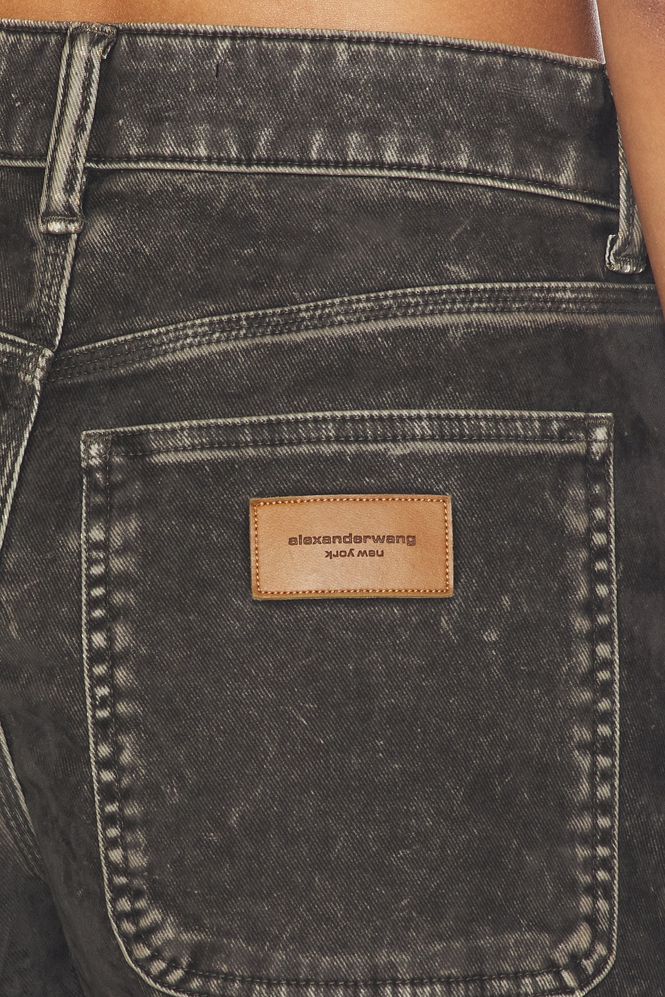 Alexander Wang Flocked Carpenter Skort