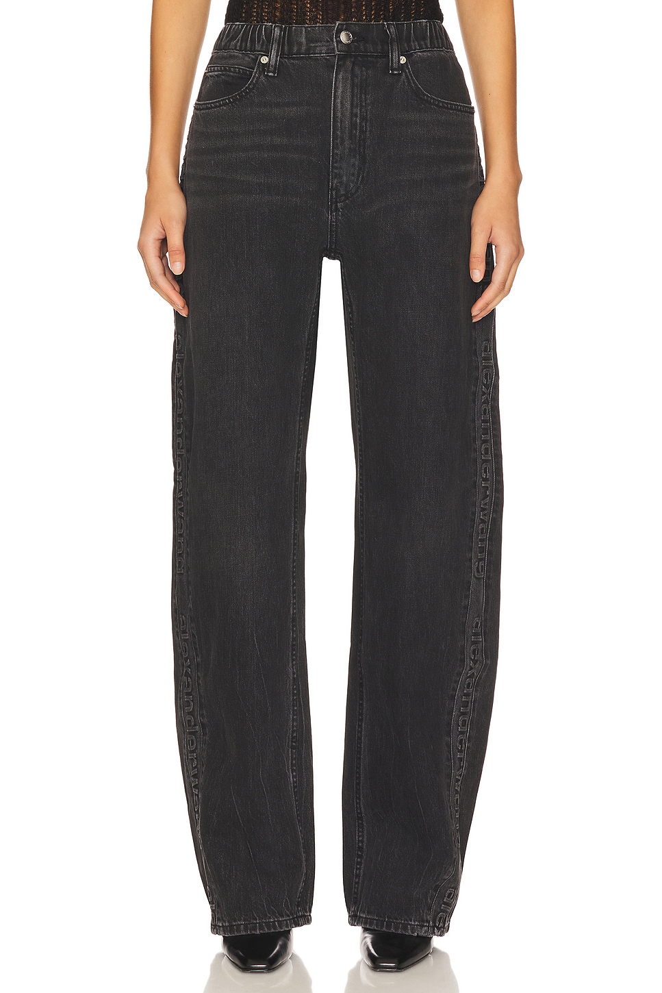 Alexander Wang Balloon Jogger With Logo Emboss Side Panels