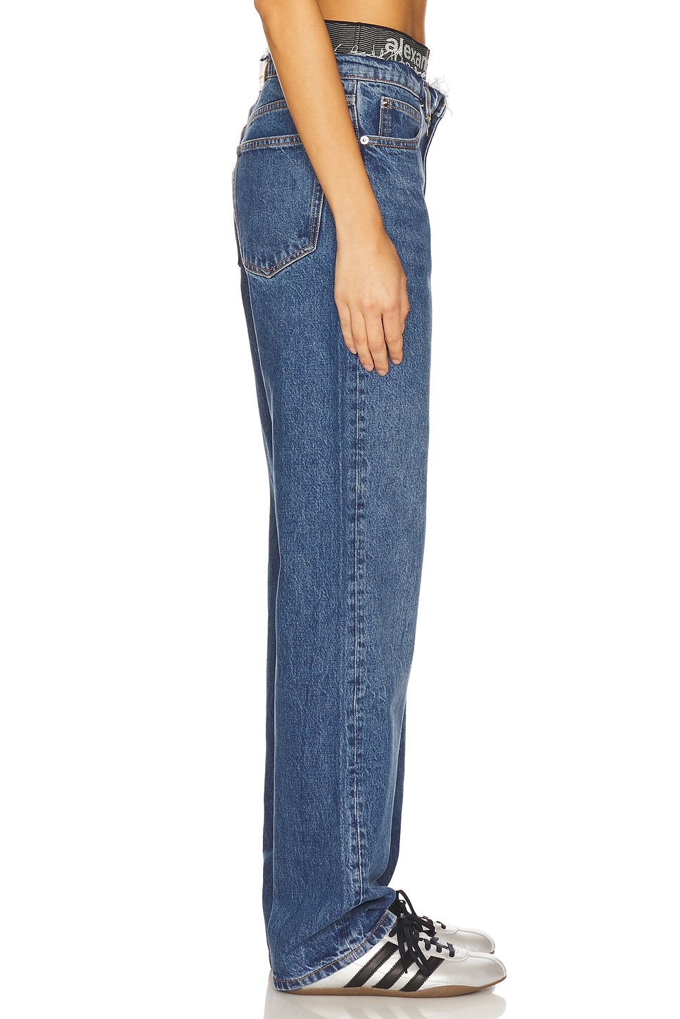 デニム・ジーパン Alexander Wang PRE-STYLED EZ JEAN W/ SPORTY UNDIE Alexander Wang - Pre-styled Ez Jean With Sporty Undie | Plush