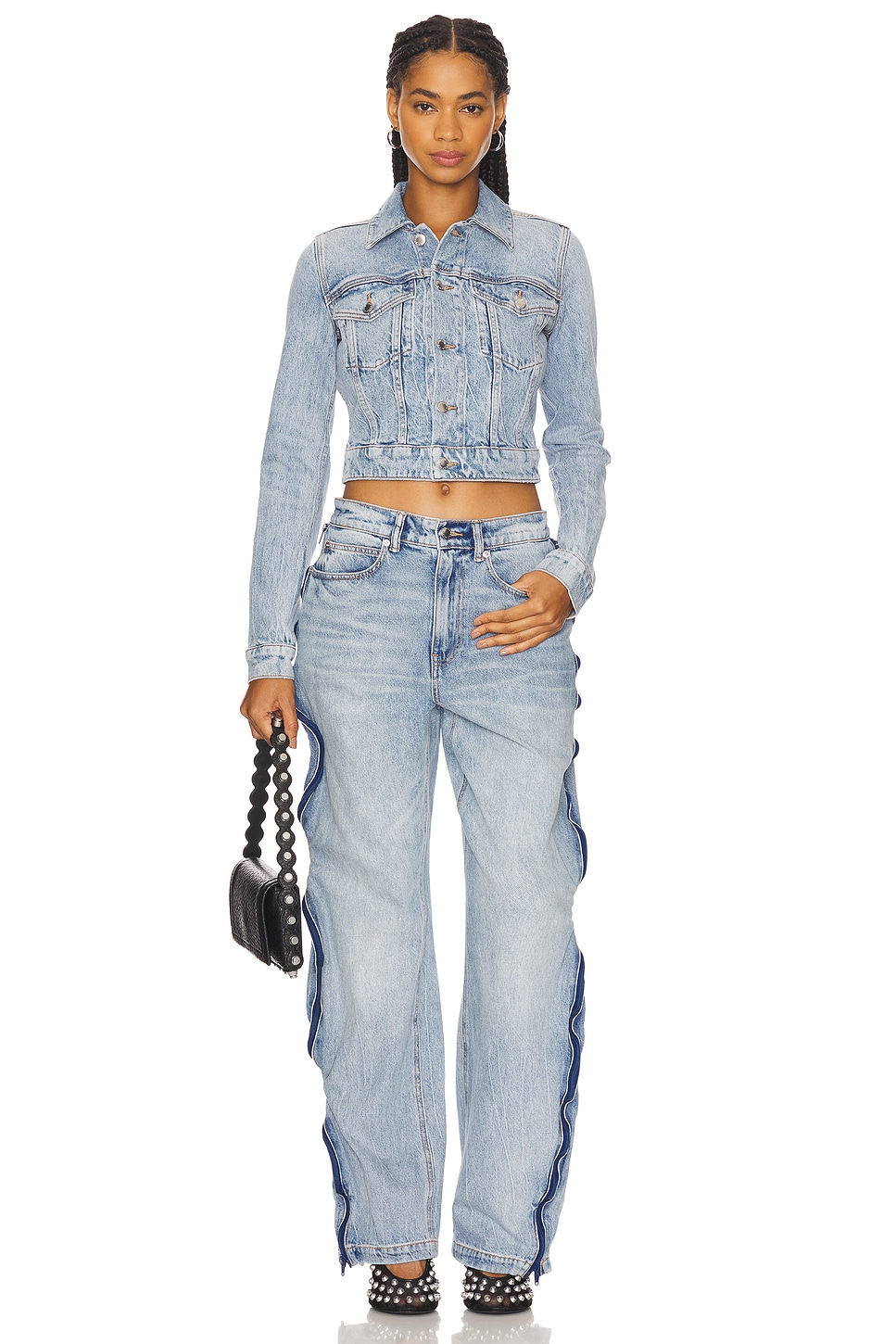 Alexander Wang - Curved Zipper Pant | Plush
