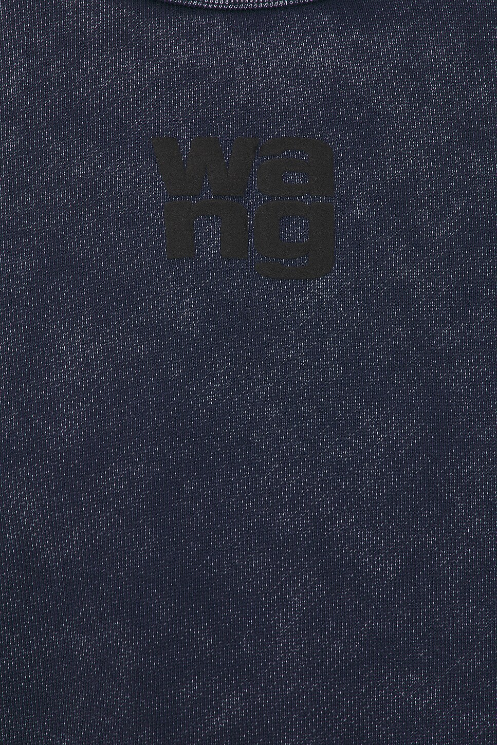 Alexander Wang Essential Terry Crew Sweatshirt W/ Puff Paint Logo thumbnail