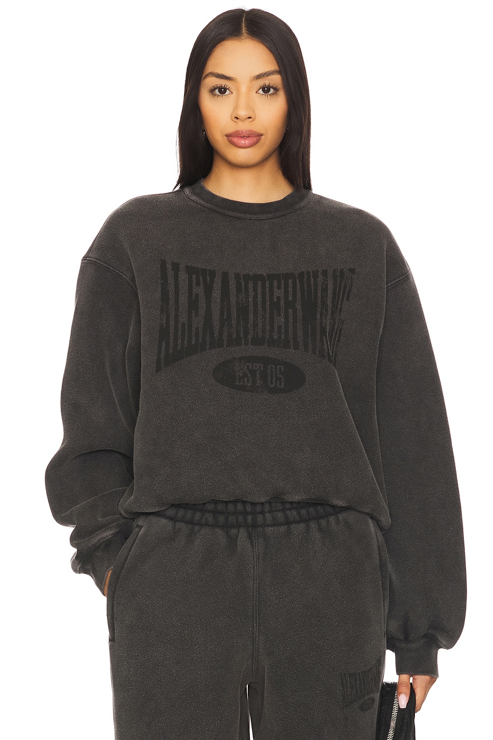 Alexander Wang グラフィッククルーネックスウェットシャツ