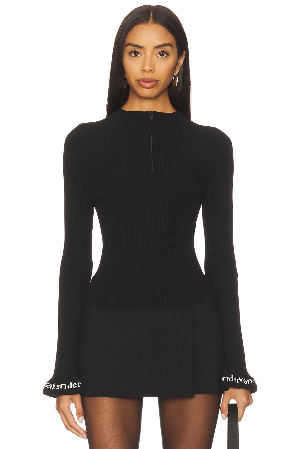 Logo Ribbed Pullover