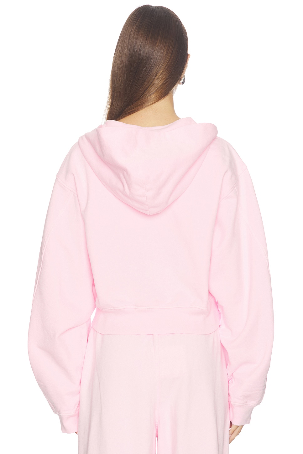 Alexander Wang Zip-up Hoodie with Logo Print