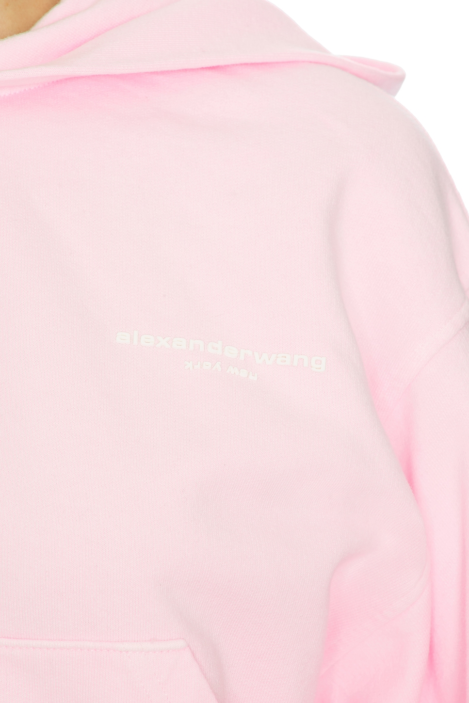 Alexander Wang Zip-up Hoodie with Logo Print