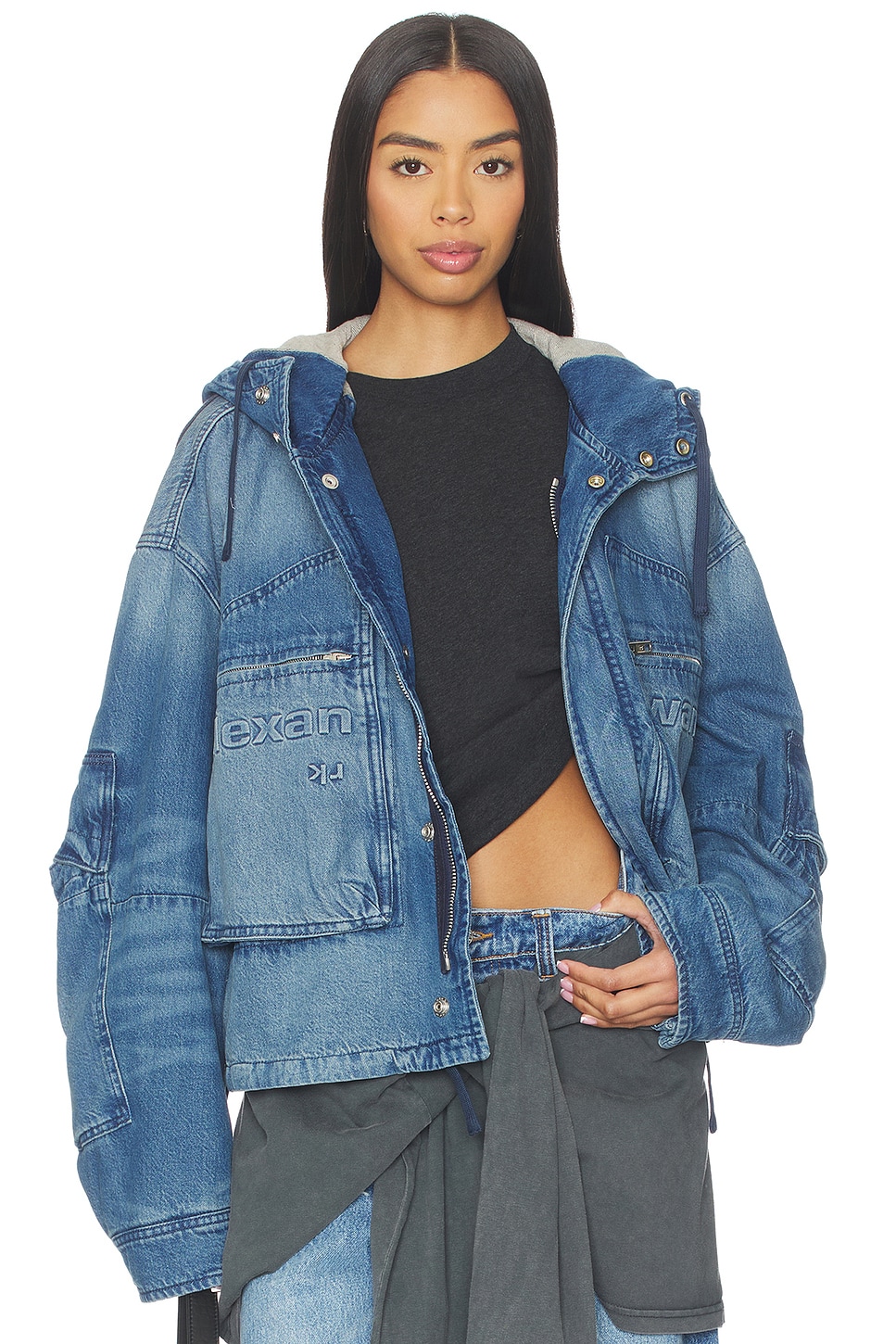 Alexander Wang - Cropped Cargo Jacket | Plush