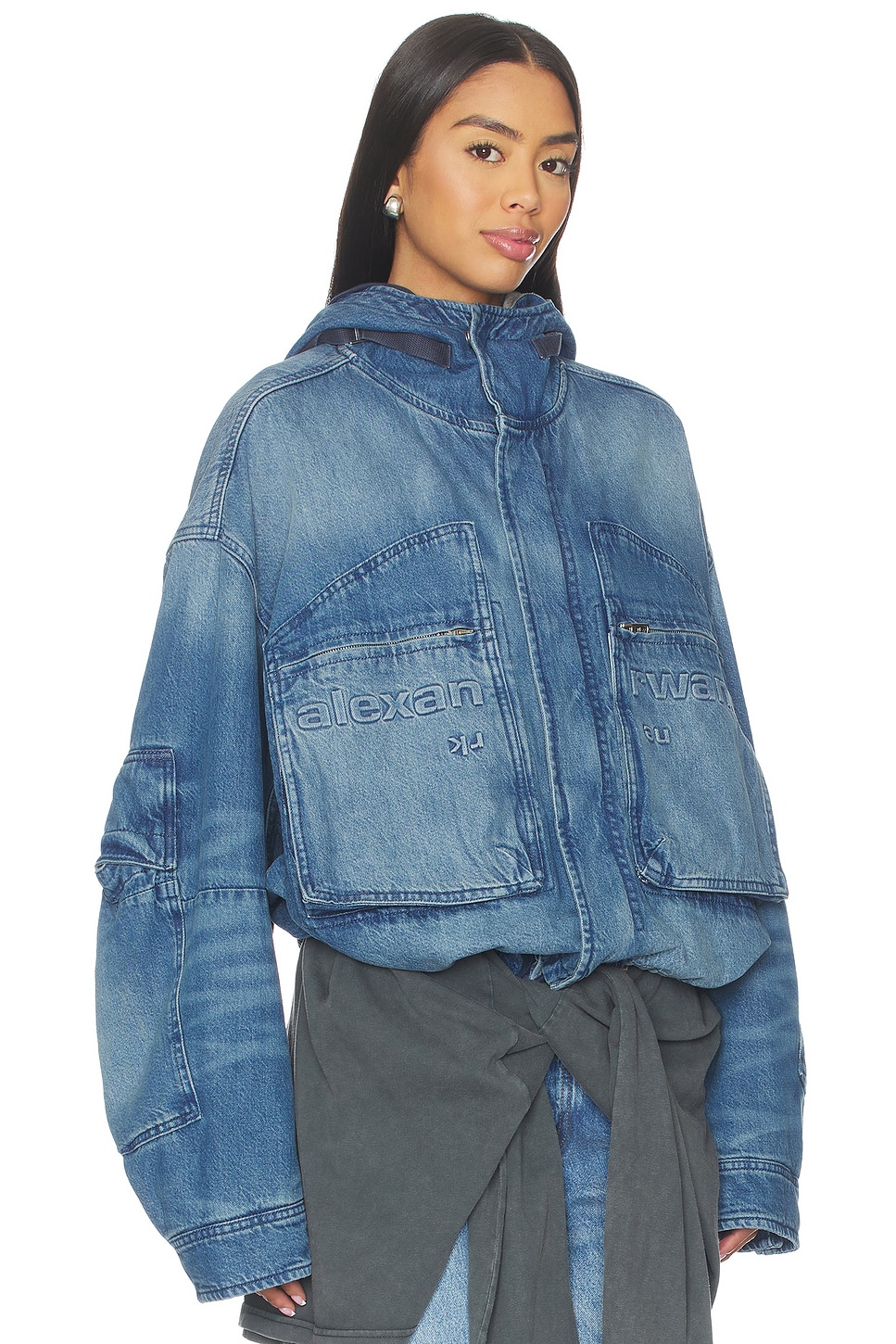Alexander Wang - Cropped Cargo Jacket | Plush