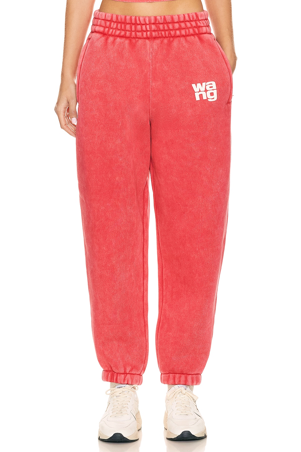 Alexander Wang Essential Classic Sweatpant in Soft Cherry
