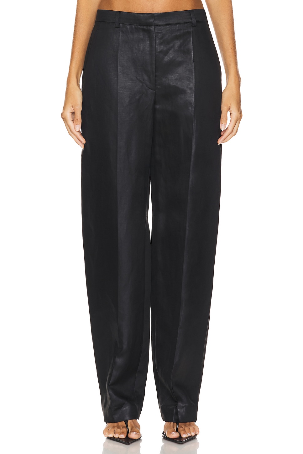 Alexander Wang Slit Back Balloon Trouser in Black | REVOLVE