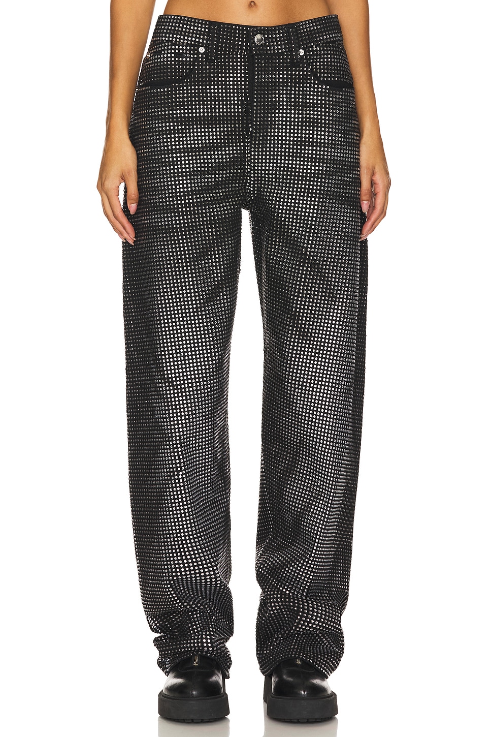 Alexander Wang MAINLINE BALLOON ALL OVER DISTRESSED CRYSTAL