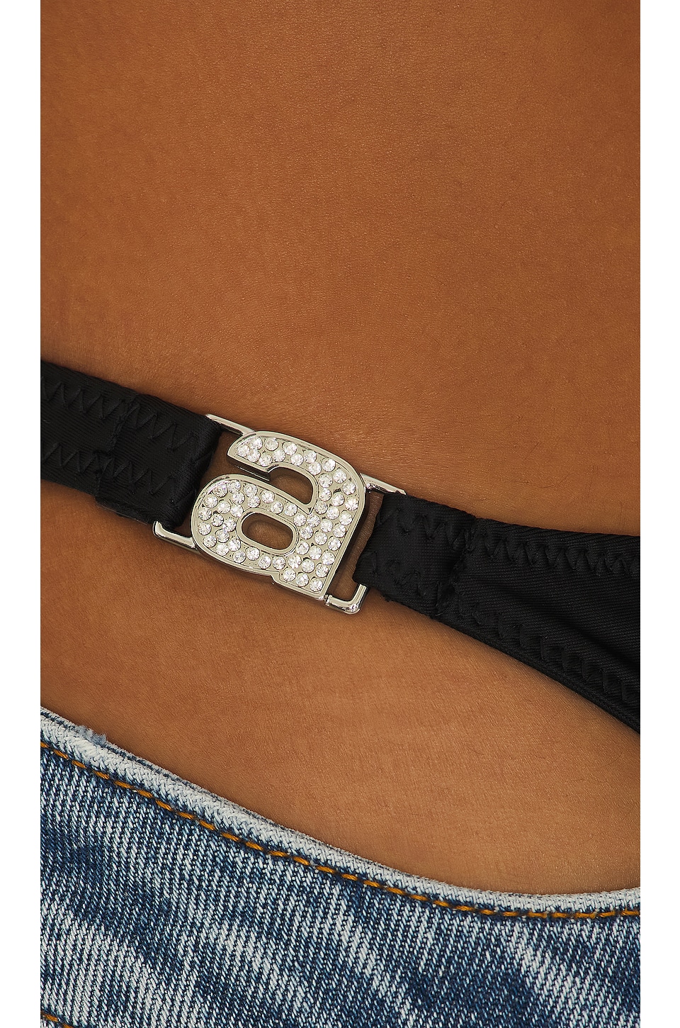 Asymetrical Waistband Mini Skirt