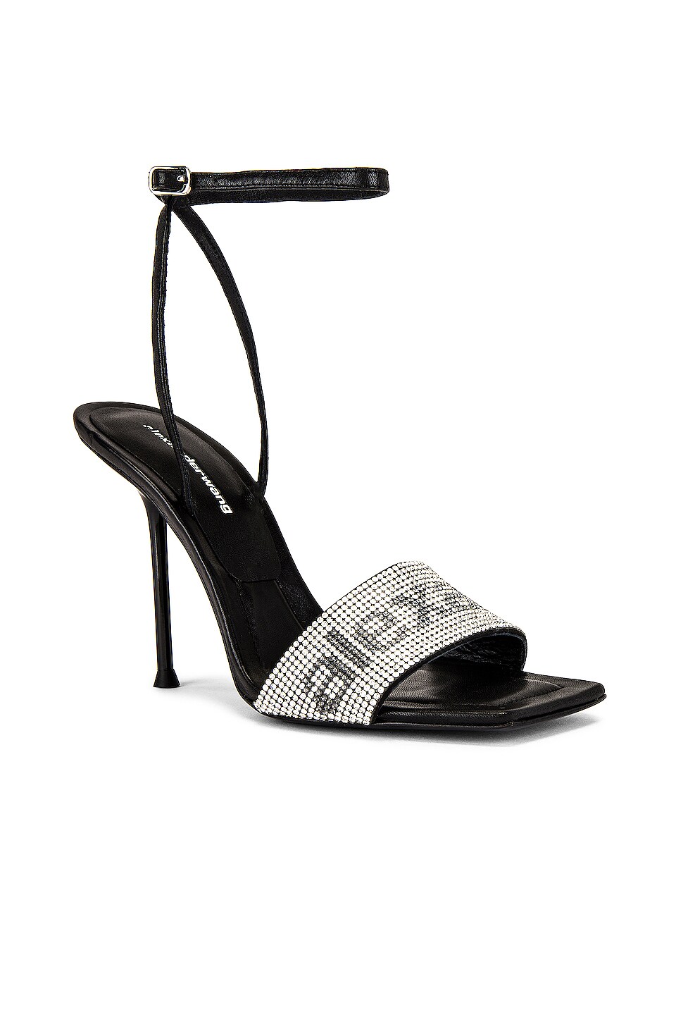 Alexander Wang Julie Ankle Strap Heel in Black | REVOLVE