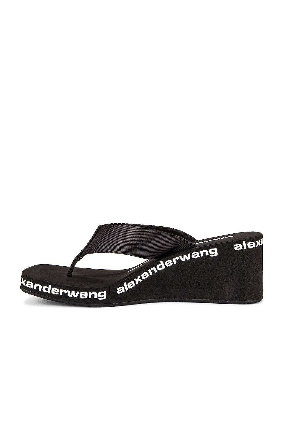Alexander Wang Wedge Flip Flop in Black | REVOLVE