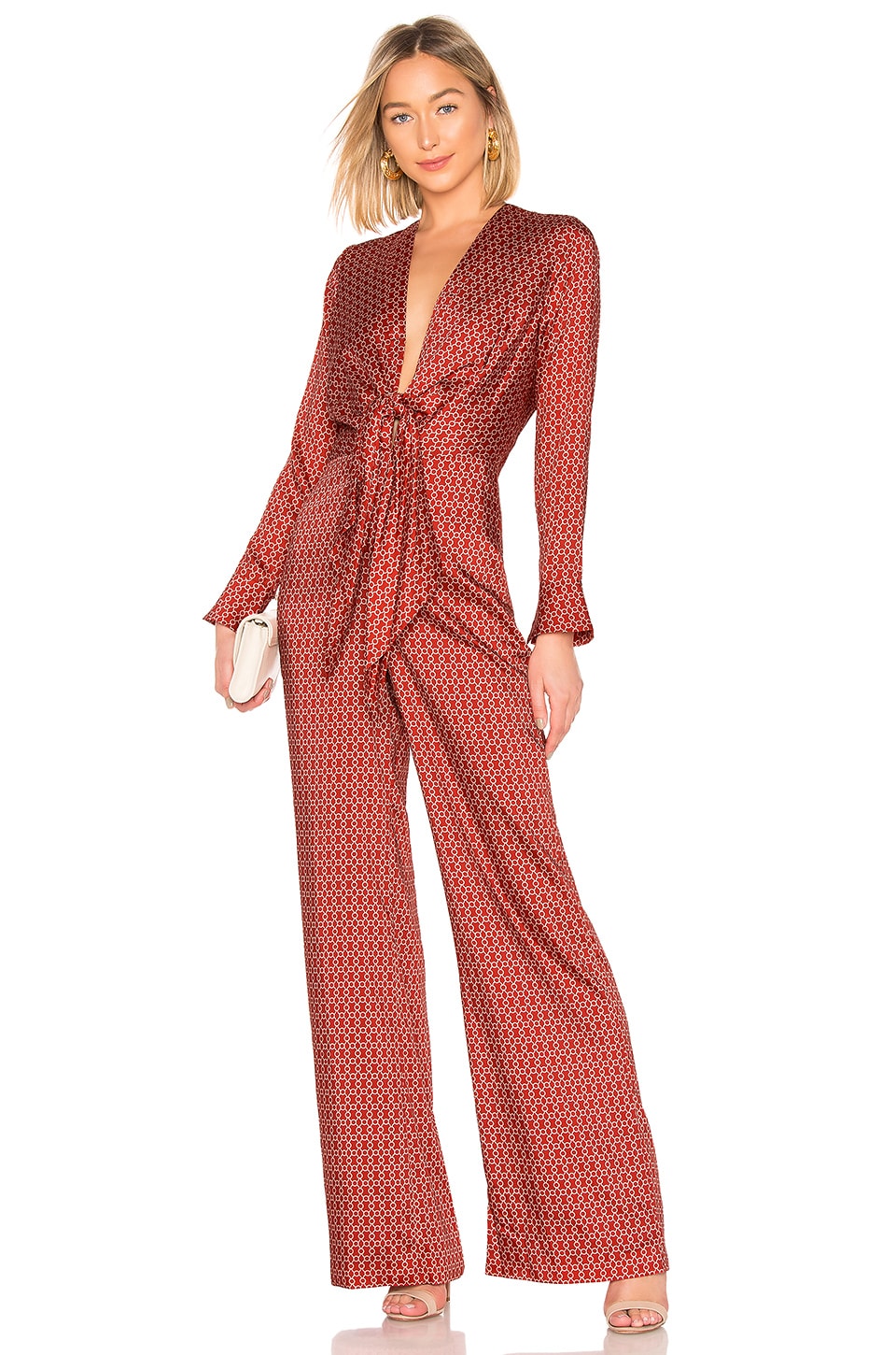 Alexis Shona Jumpsuit in Rouge Rolo