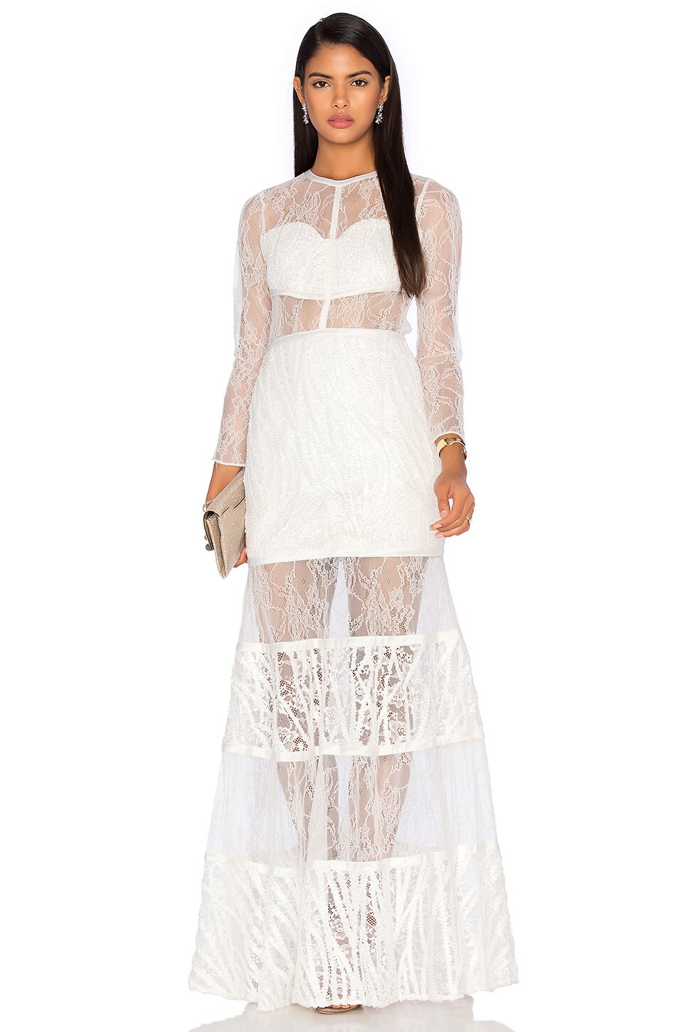 Alexis Joelle Gown in White