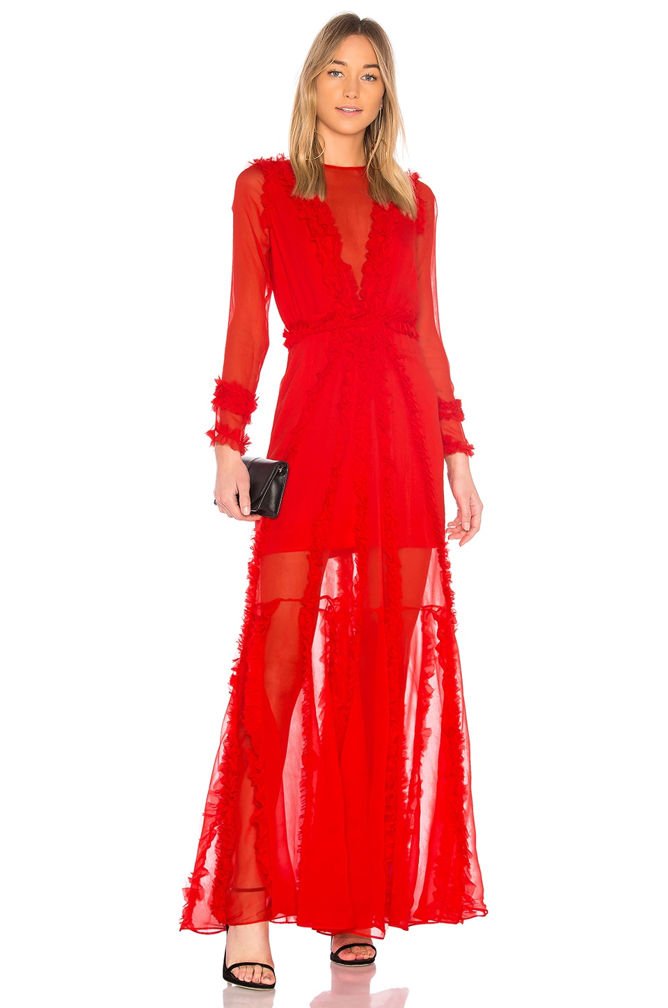 revolve sheer dress