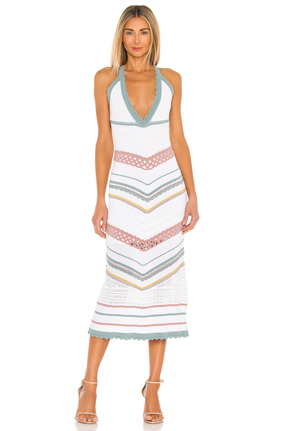 Alexis Allia Knit Dress in White Multi REVOLVE