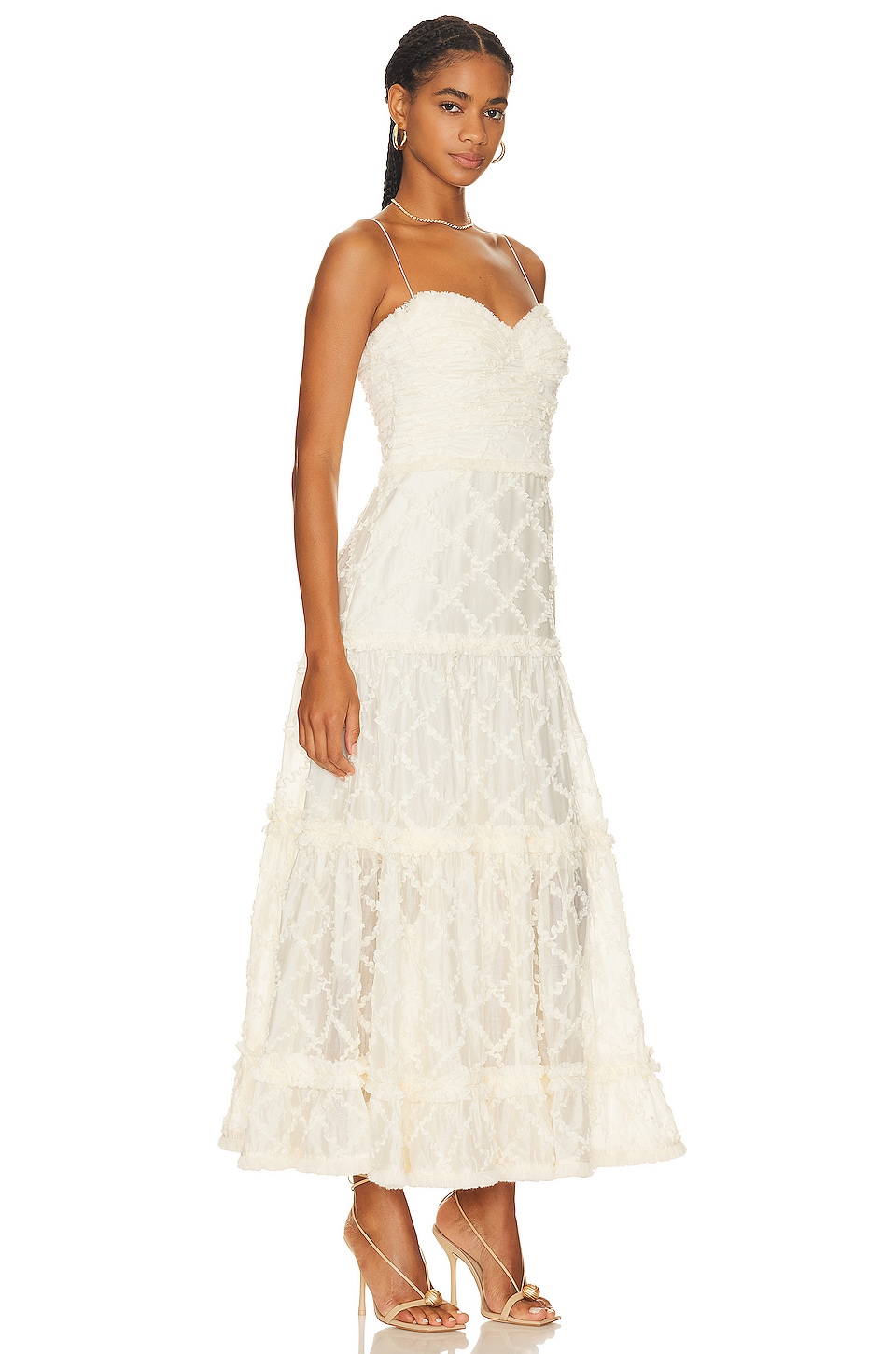 alexis havana lace maxi dress Alexis Dress / Indigo Geo Indigo Geo / XXS