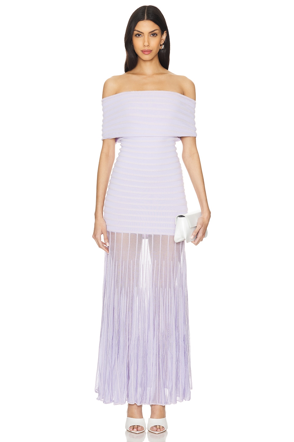 chinese dress ladies Kenzie Purple Lace Cutout Maxi Dress