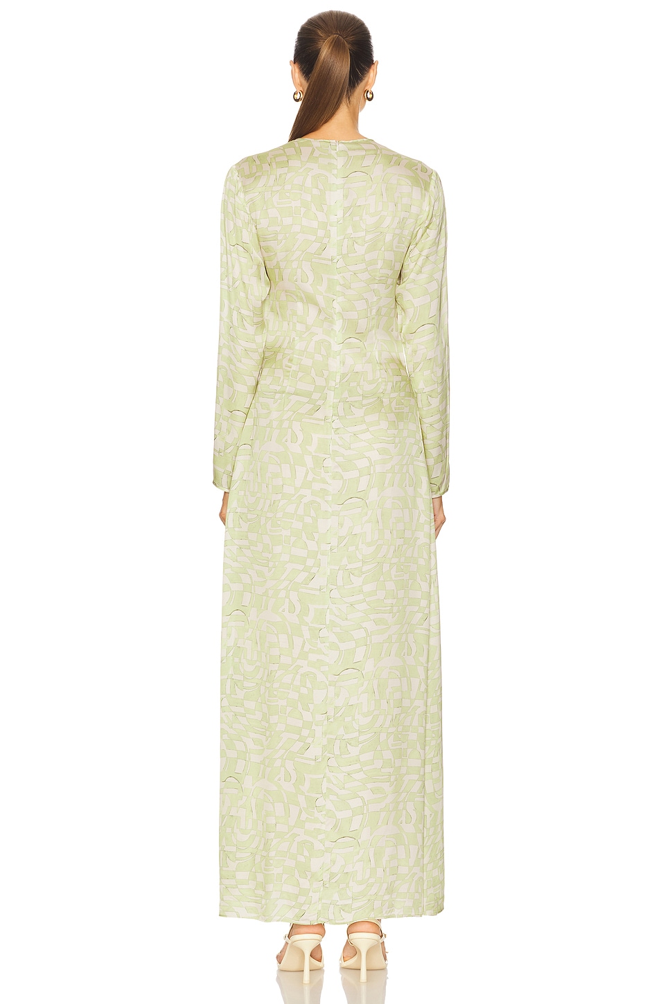 women's black floor length dress Antonia Brocade Mini Dress – SAU LEE main image 0