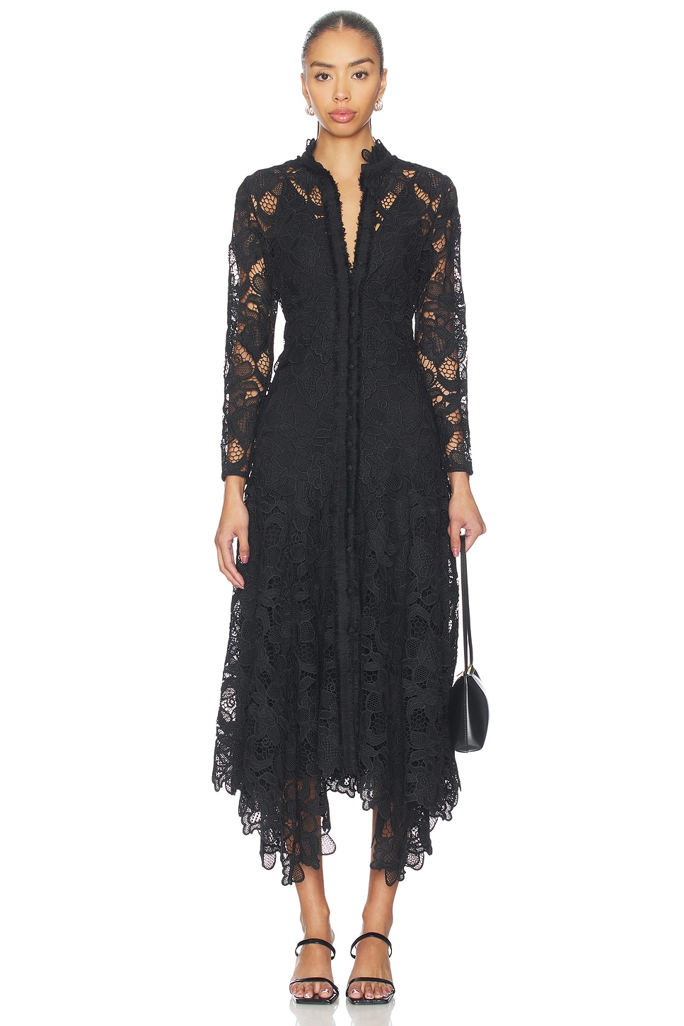 alexis marce dress black Everlane Cashmere Long-Sleeve Mini Dress In Black, Size XS