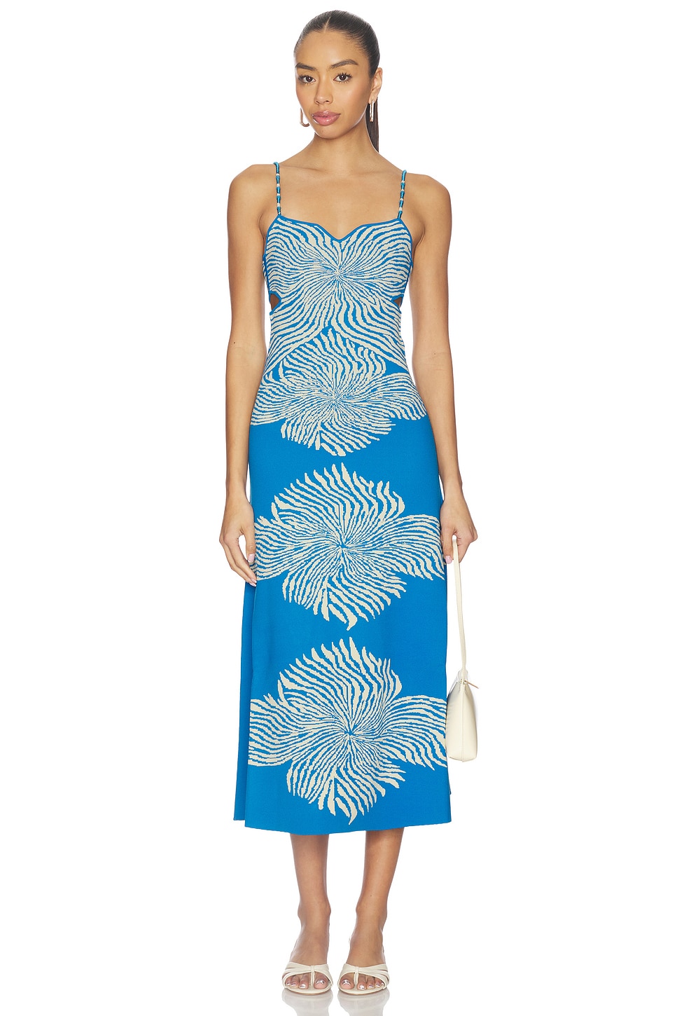 chinese dress ladies Blue Bloom Rayana Maxi Dress main image 1