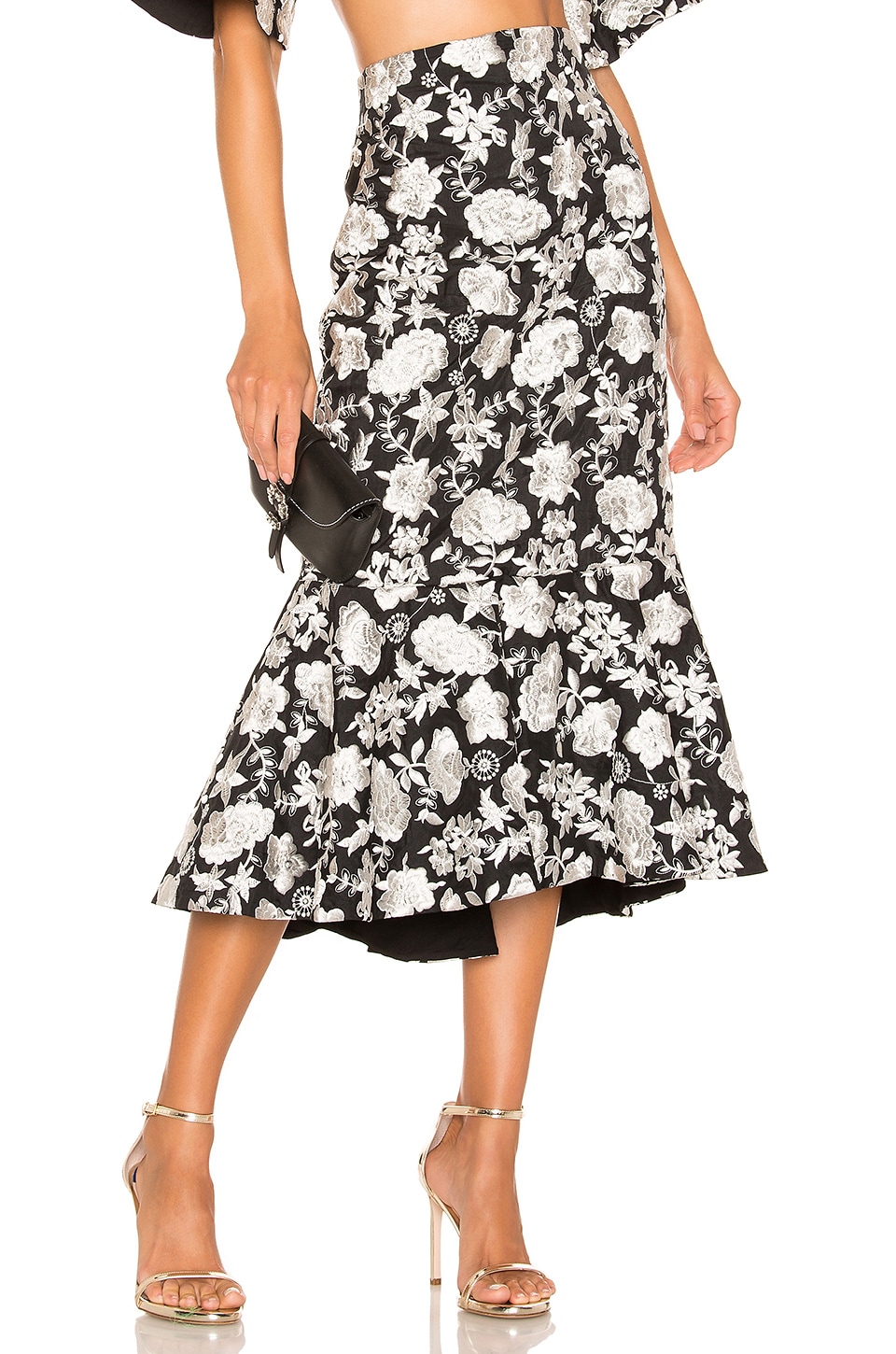 Alexis Reece Skirt in Ivory Floral Embroidery | REVOLVE