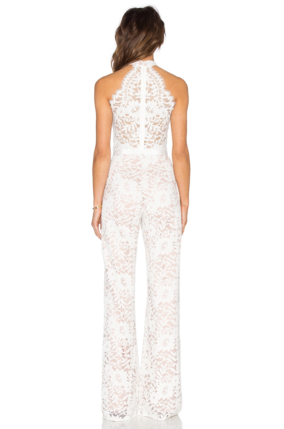 Alexis Rene Jumpsuit in White Lace | REVOLVE