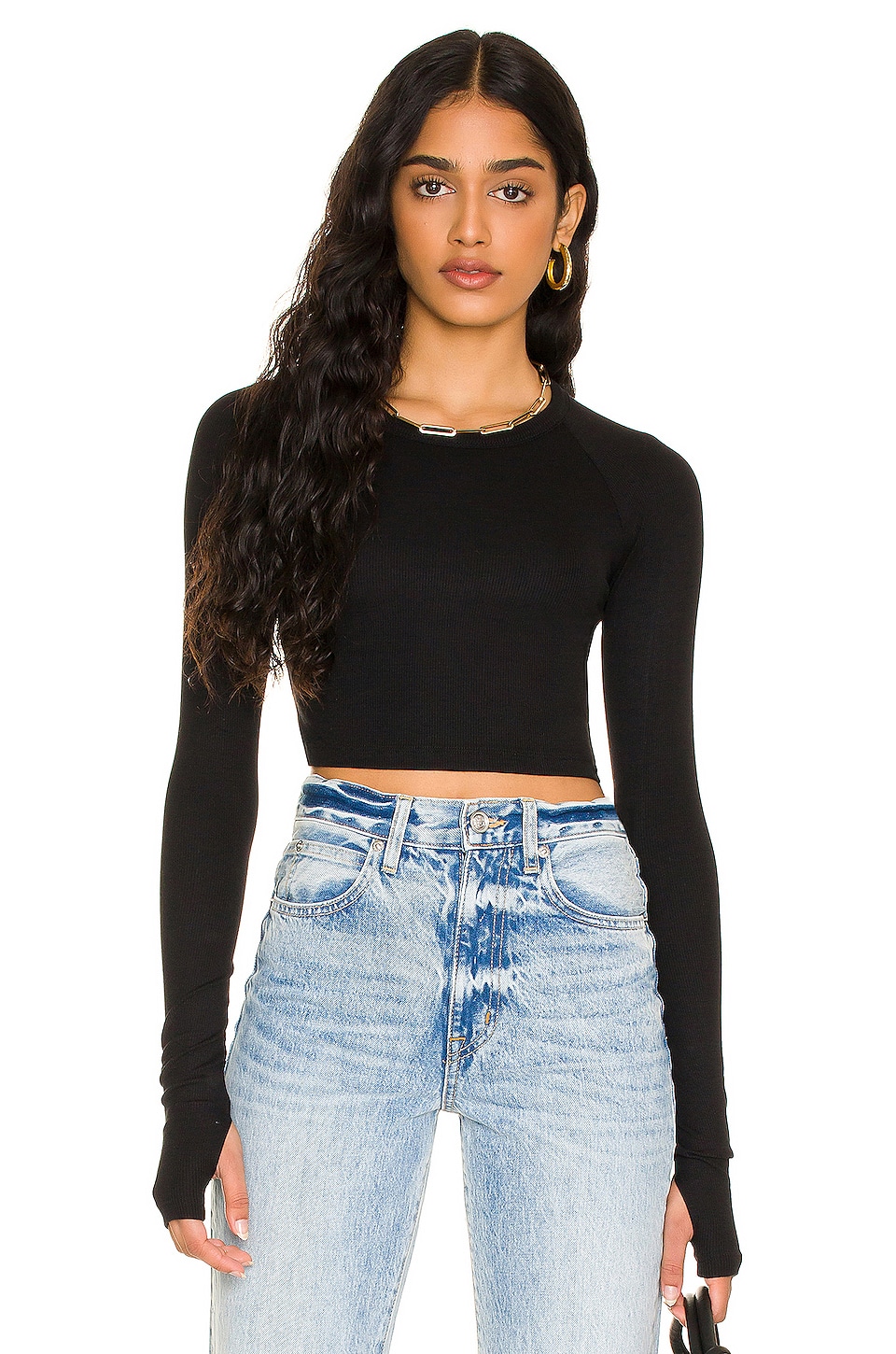 ALIX NYC Carson Crop in Black | REVOLVE