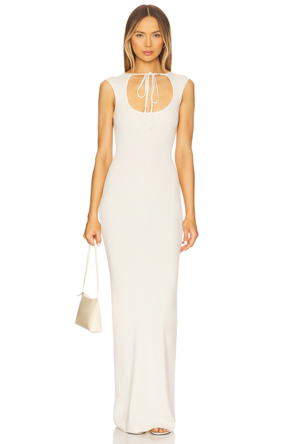 【関税込み】Aya Muse オフホワイト Dia マキシワンピース Aya Muse タイドカットアウトマキシドレス - Off White | REVOLVE