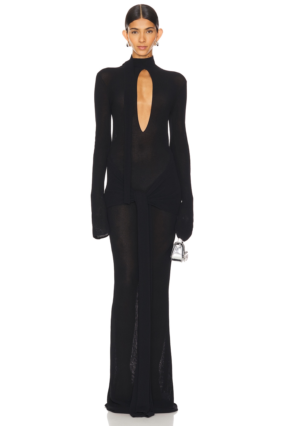 【関税込み】Aya Muse ブラック Nova マキシドレス Aya Muse Nova Dress in Black | REVOLVE