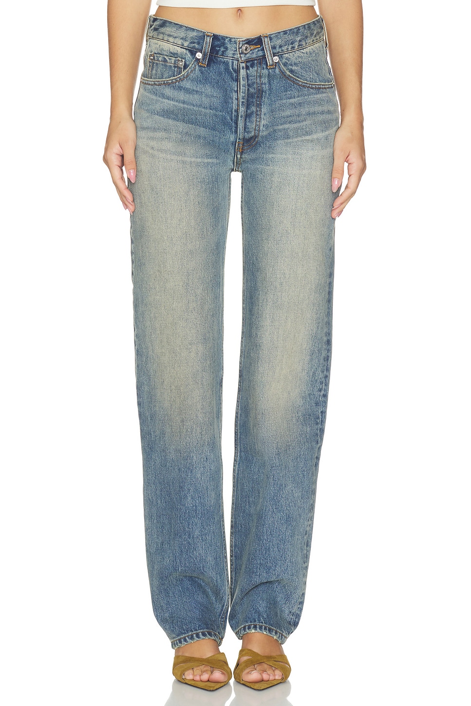 Straight Denim Jeans