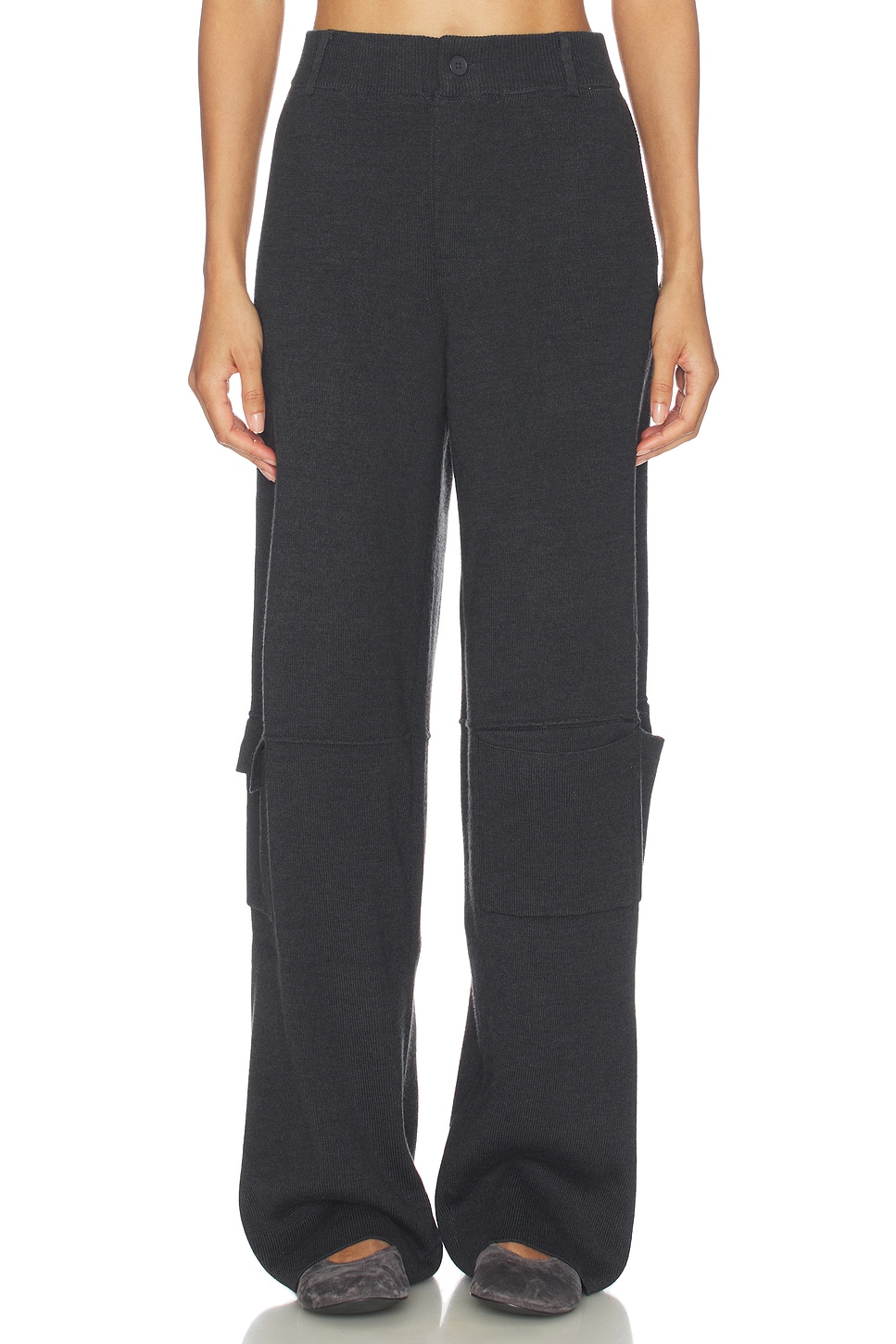 Knit Cargo Pants