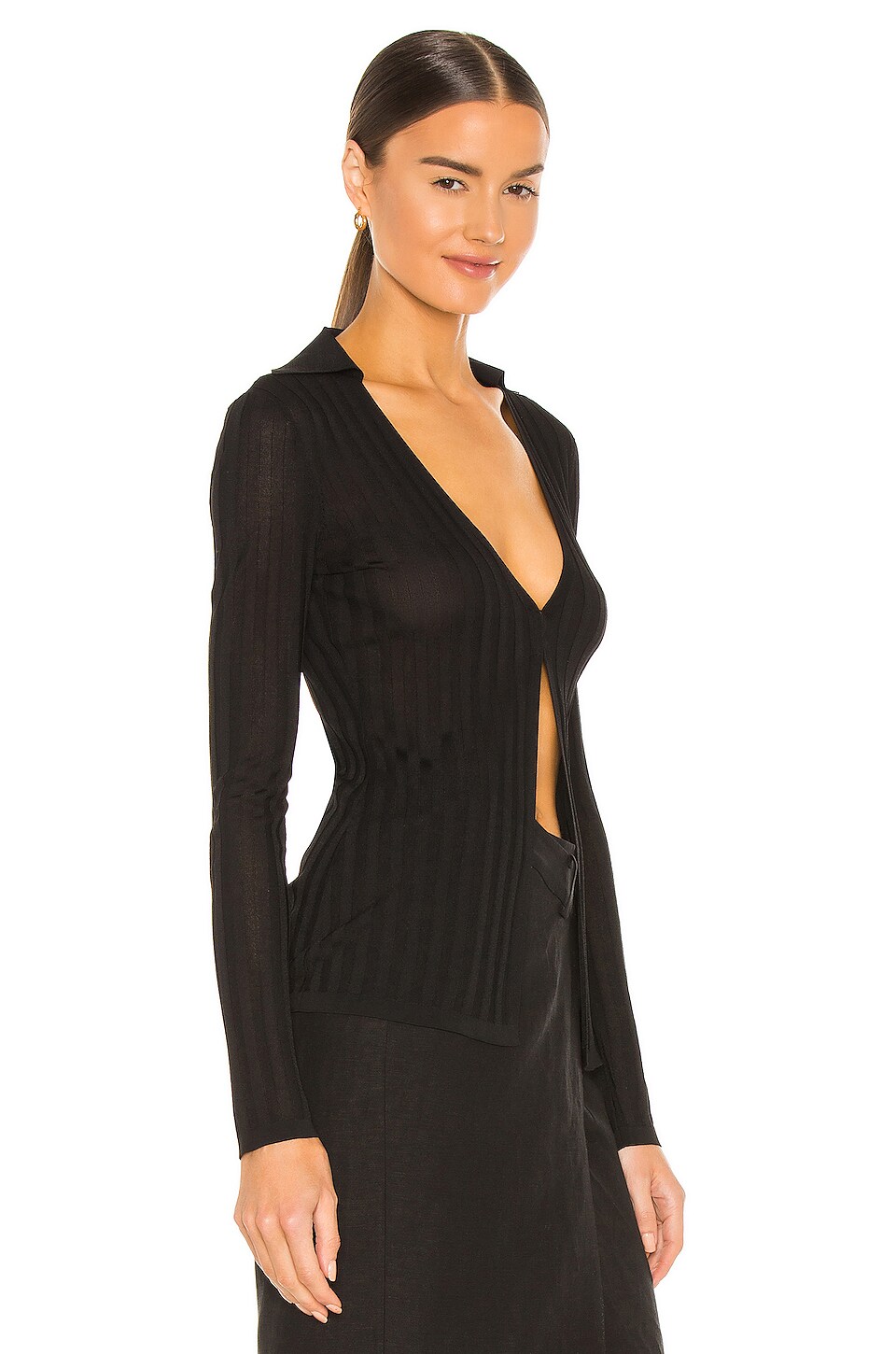 Aya Muse Remi Top in Black | REVOLVE