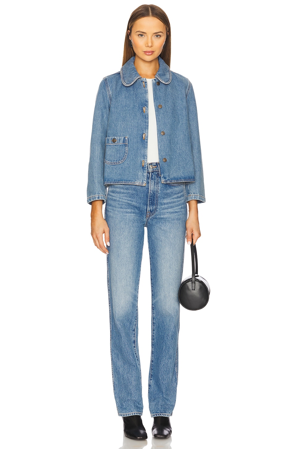 ba&sh Tiny Jacket in Blue Jeans | REVOLVE ba&sh Tiny Jacket in Blue Jeans | REVOLVE