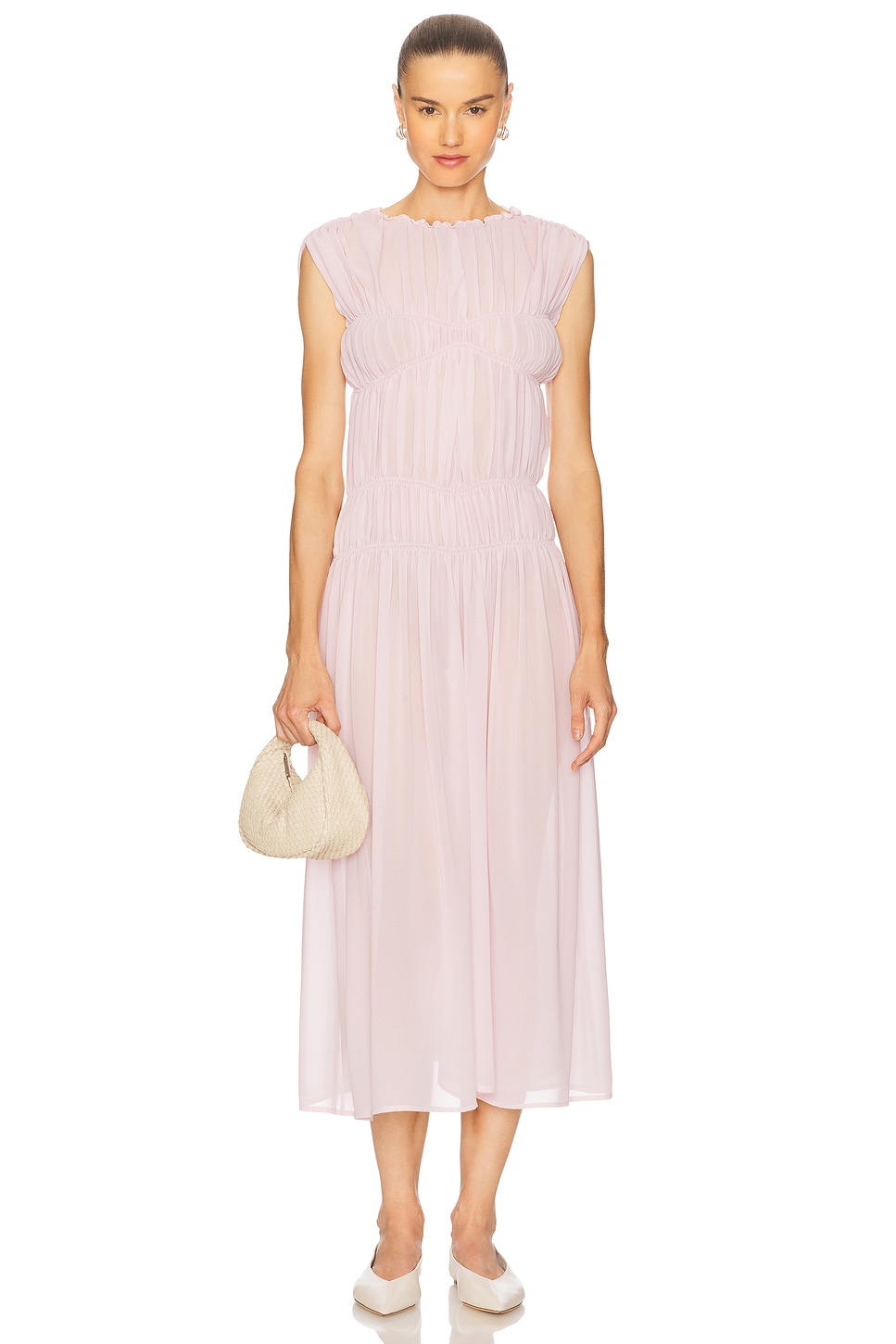 knee length dresses for ladies Emmeline Dress White / XL