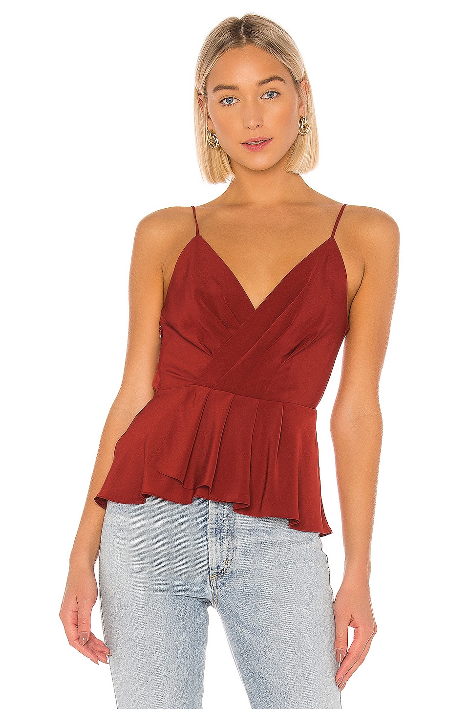 Adjustable Straps Bailey 44 Womens Cami Tank Knot Front Detail 