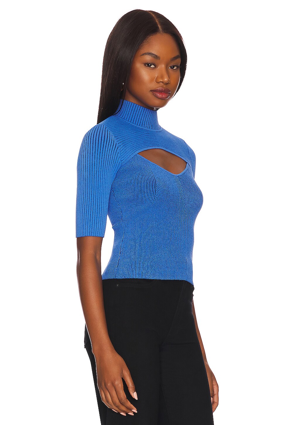 Bailey 44 Jillian Sweater Top in Cornflower Multi