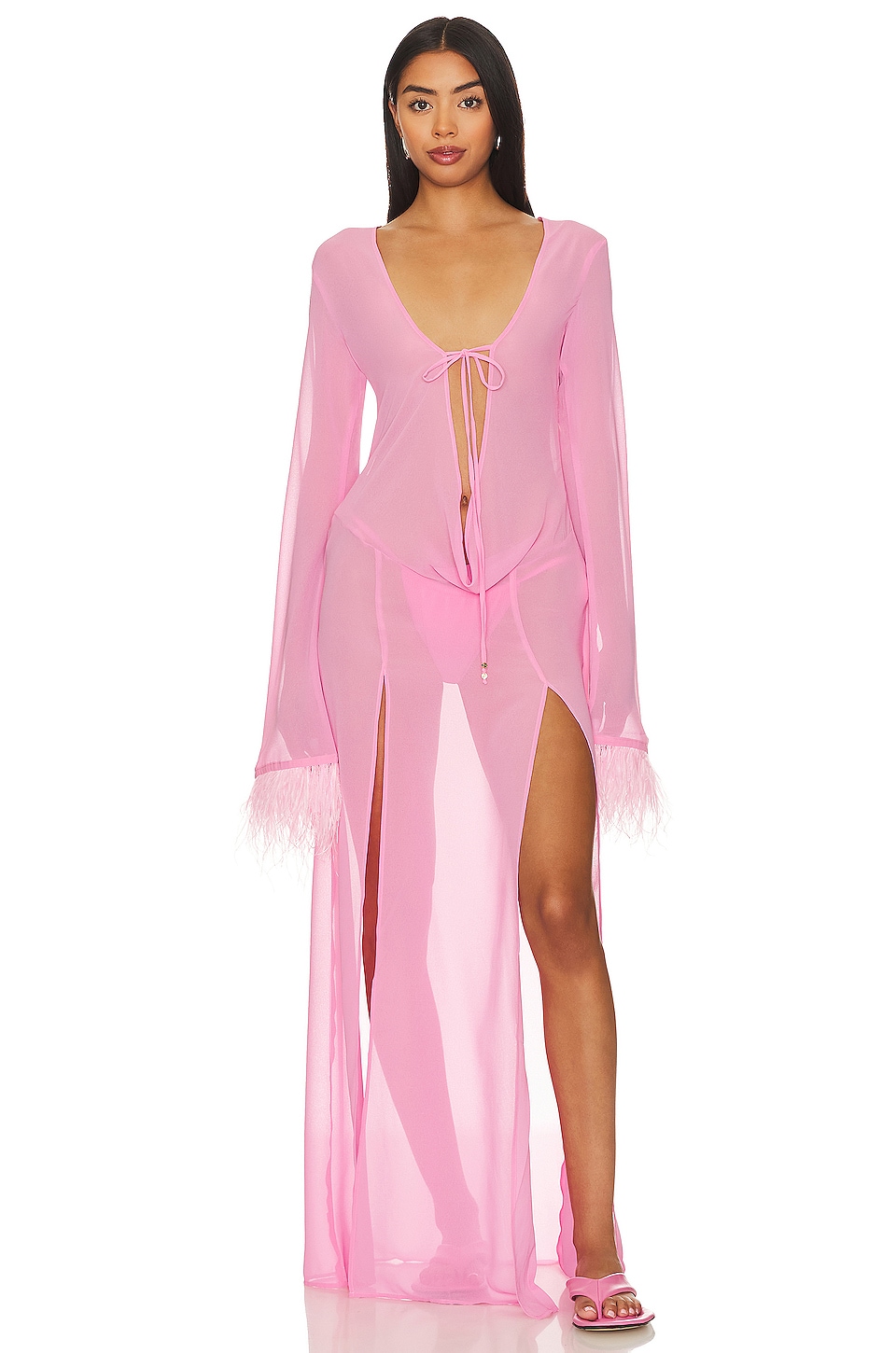 Image 1 of Ciara Dress in Baby Pink
