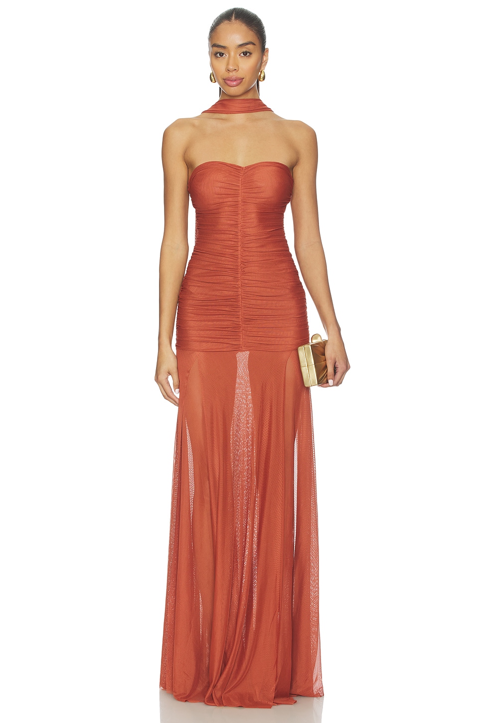 ross burgundy dress Rosalind Burgundy main image 0