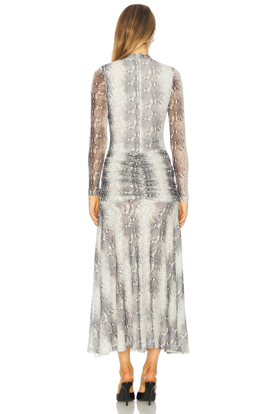 Bardot Women's Lea Printed Mesh Dress - Snake Skin - M