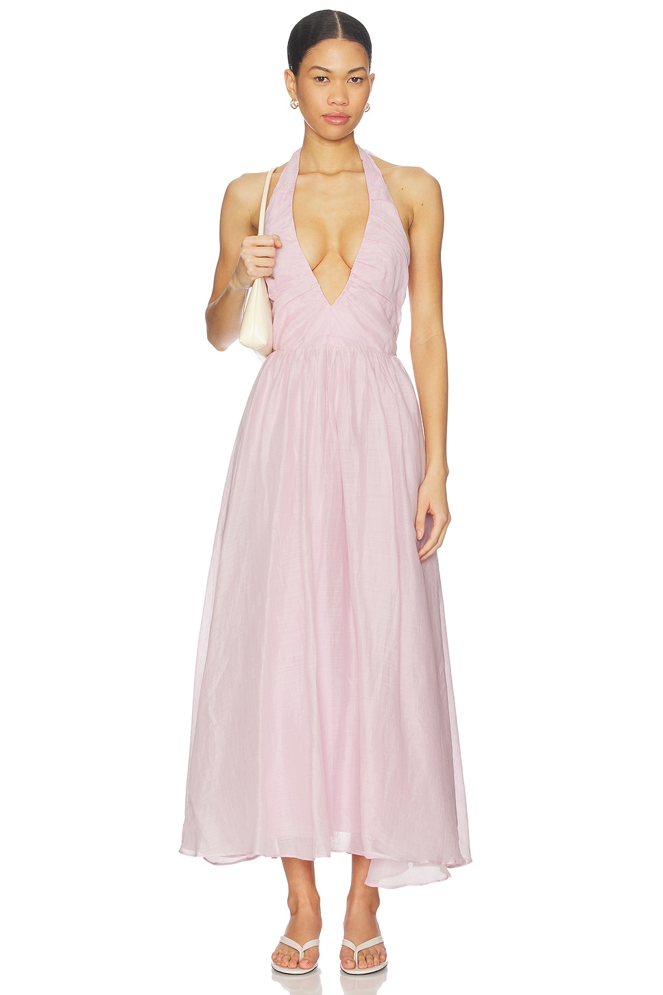 Dorota Halter Neck Midi Dress