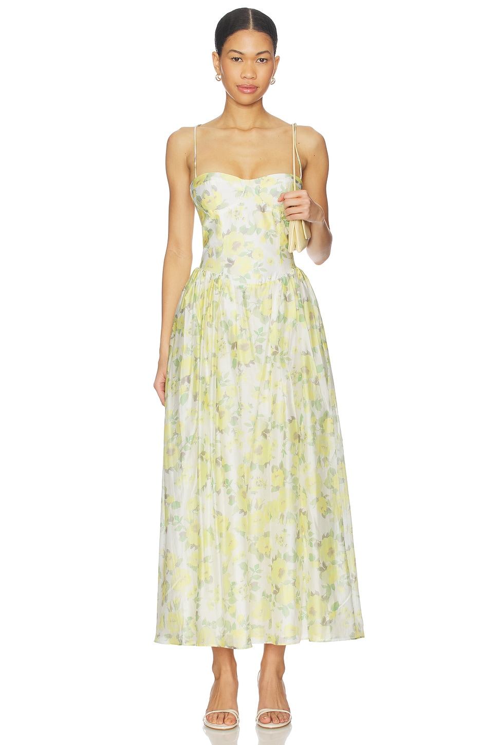 Bardot Estie Printed Maxi Dress in Yellow Floral | REVOLVE