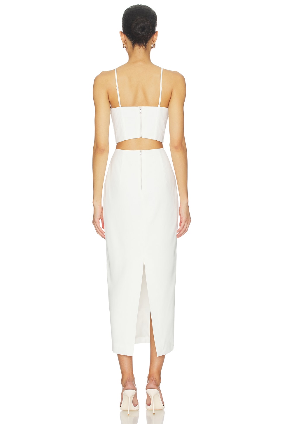 bardot martini midi dress in limoncello Martini Midi Dress In Limoncello