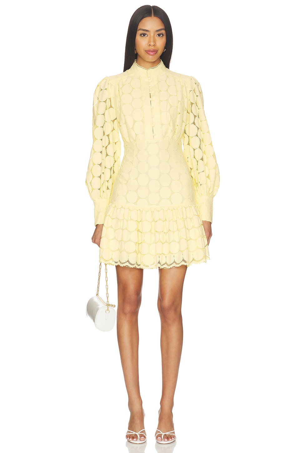 Remy Spot Lace Mini Dress